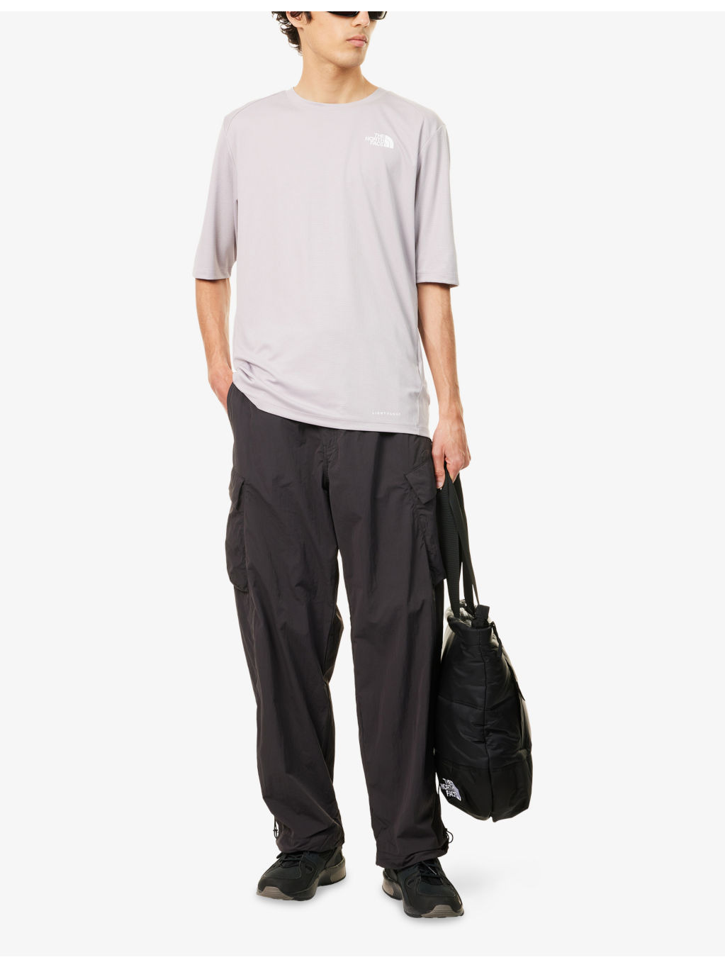 Shadow Logo-Print Woven T-Shirt - 2