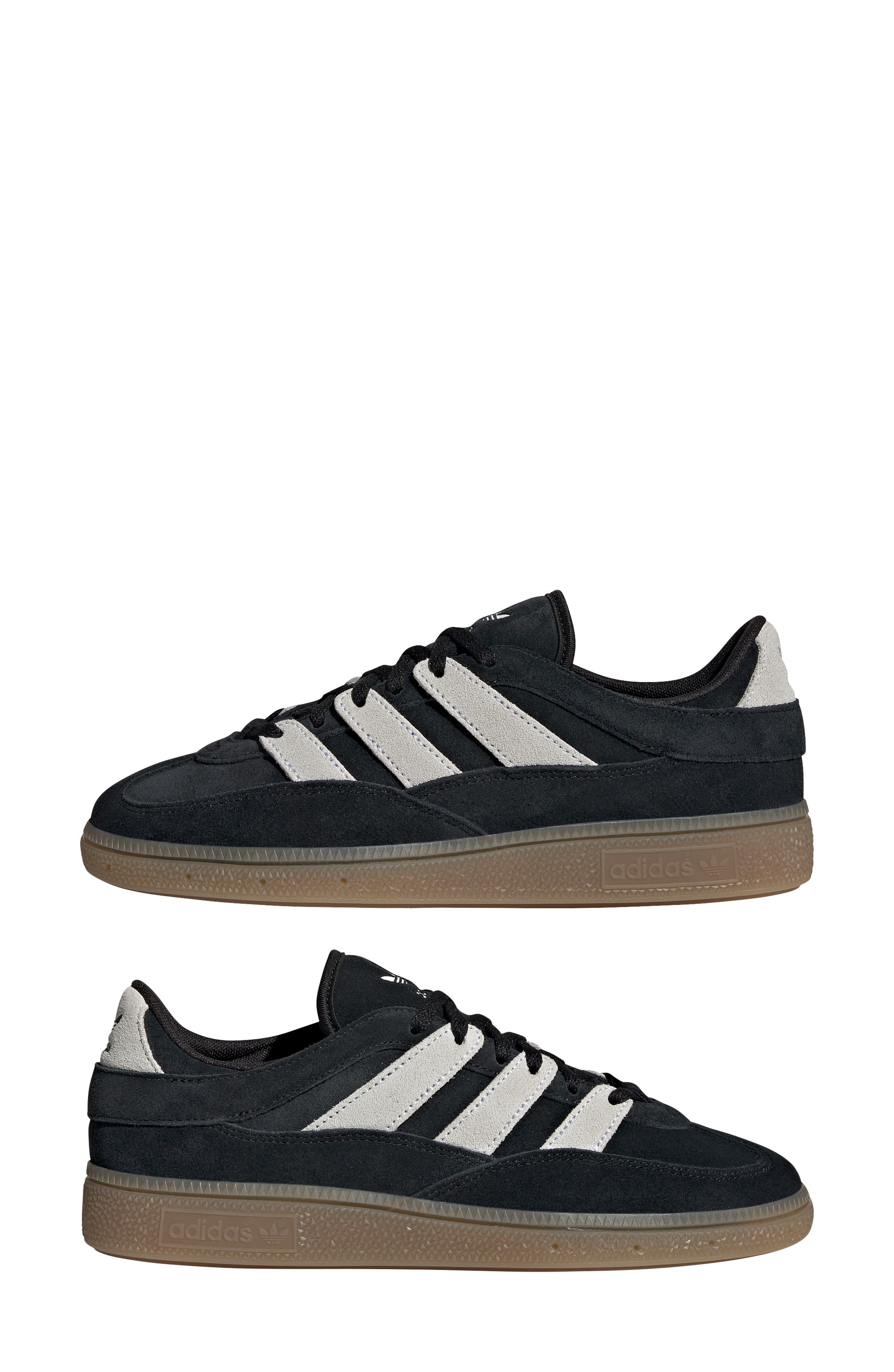 adidas Handball Spezial ST Sneaker Women) in Black/White/Gum at Nordstrom - 8