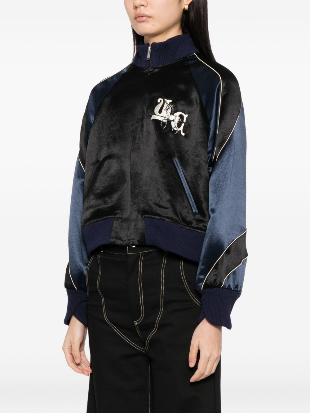 embroidered bomber jacket - 3