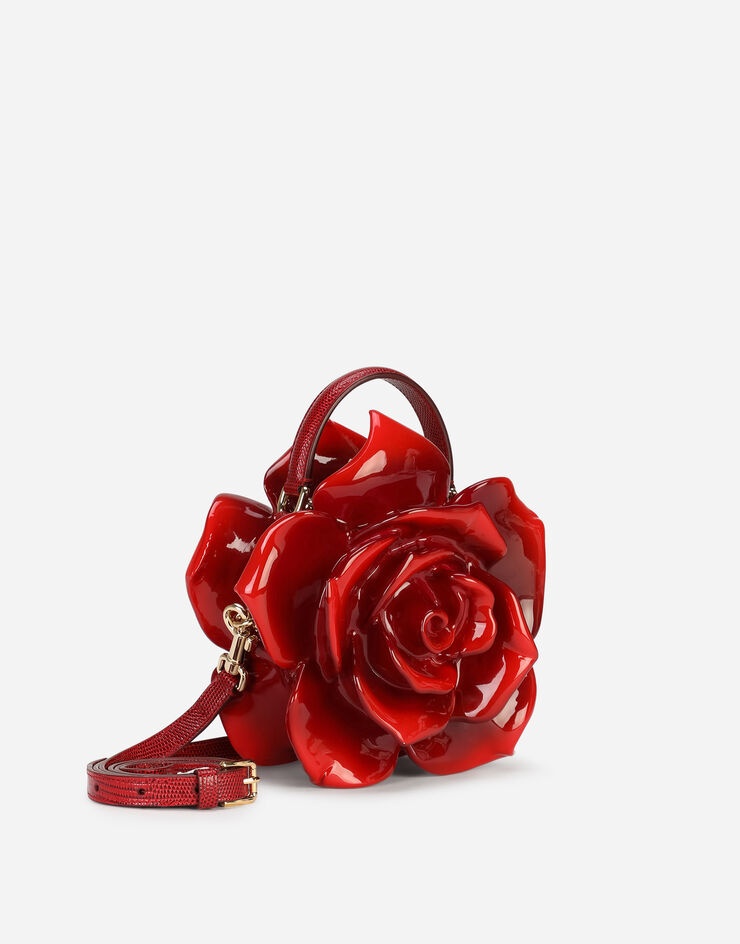 Rose Dolce Box bag in painted resin - 2