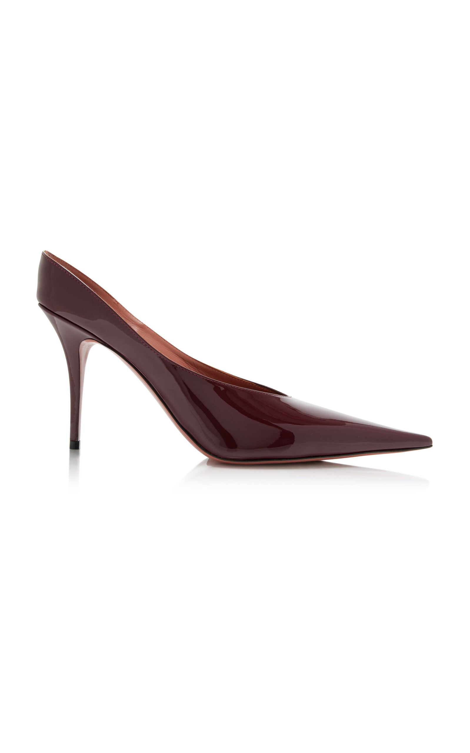 Anok Patent Leather Mules burgundy - 1