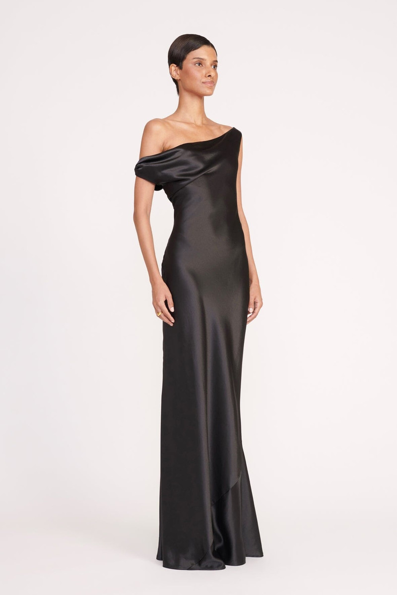 STAUD ASHANTI DRESS BLACK 5
