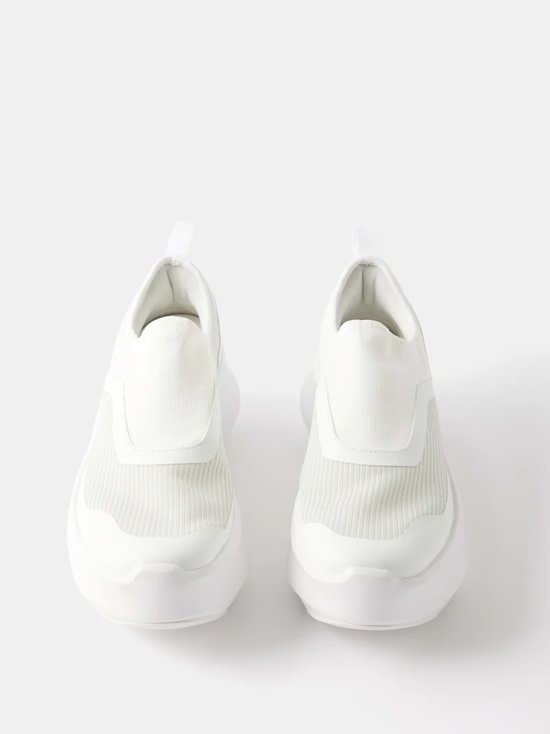 X Salomon ripstop and mesh slip-on trainers - 3
