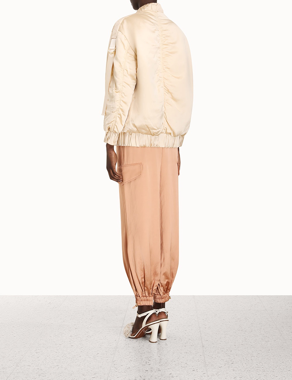 WONDERLAND PADDED BOMBER - 4