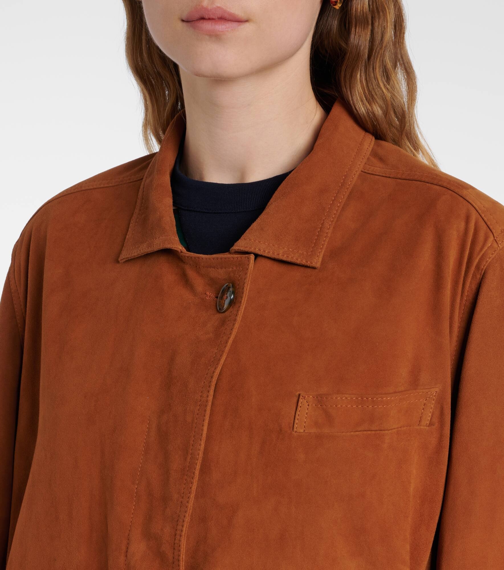 Viva Cleo suede bomber jacket - 4