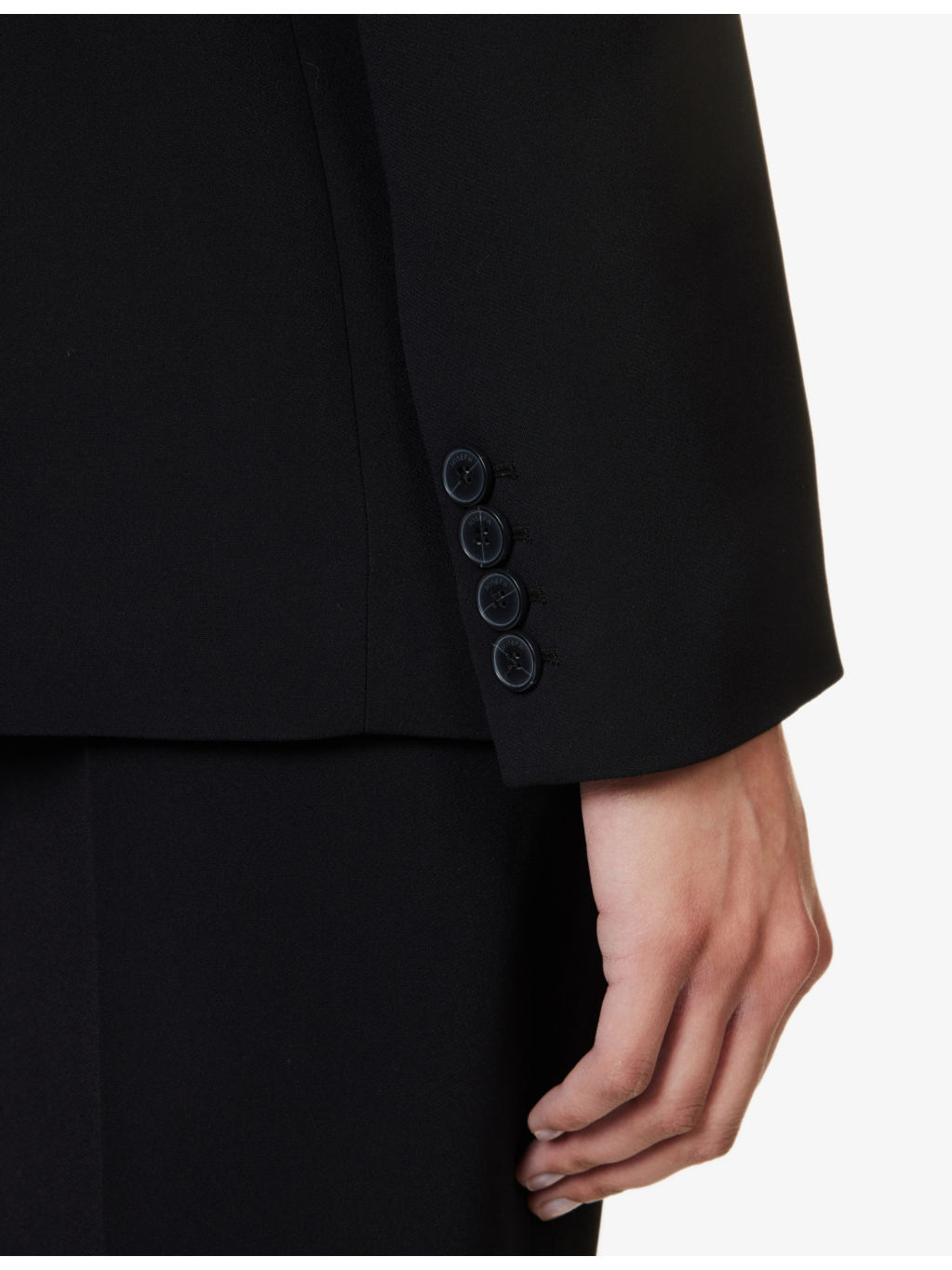 Jaden double-breasted stretch-woven blazer - 6
