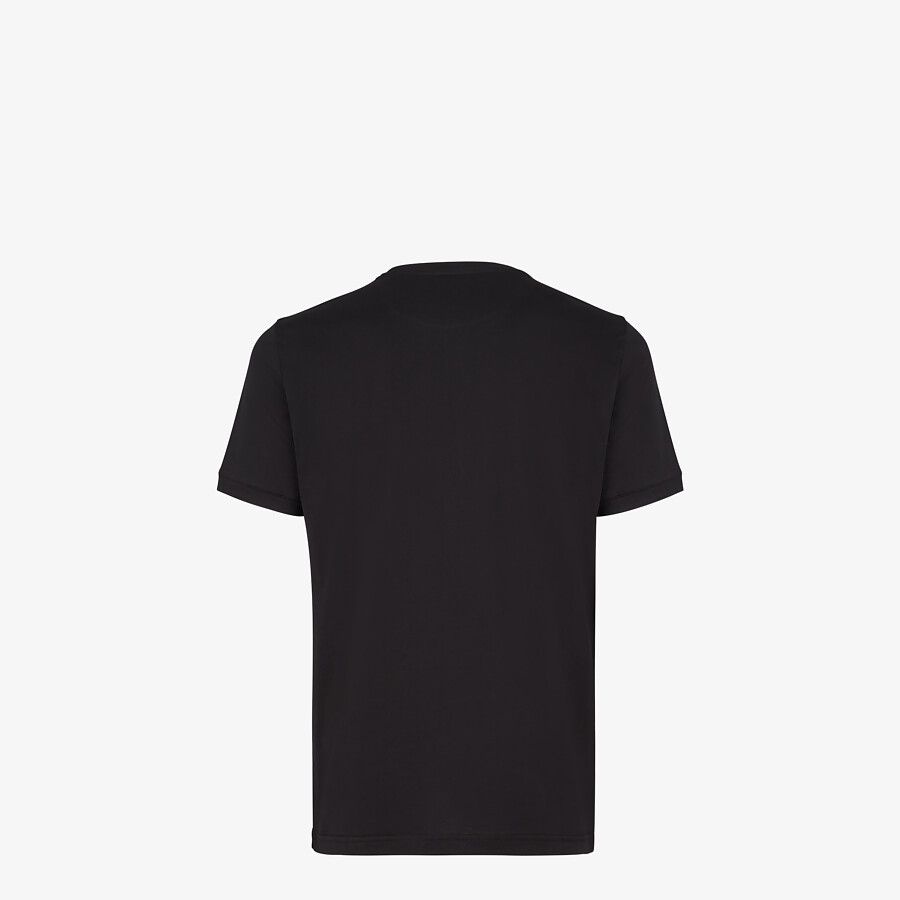 Black jersey T-shirt - 2