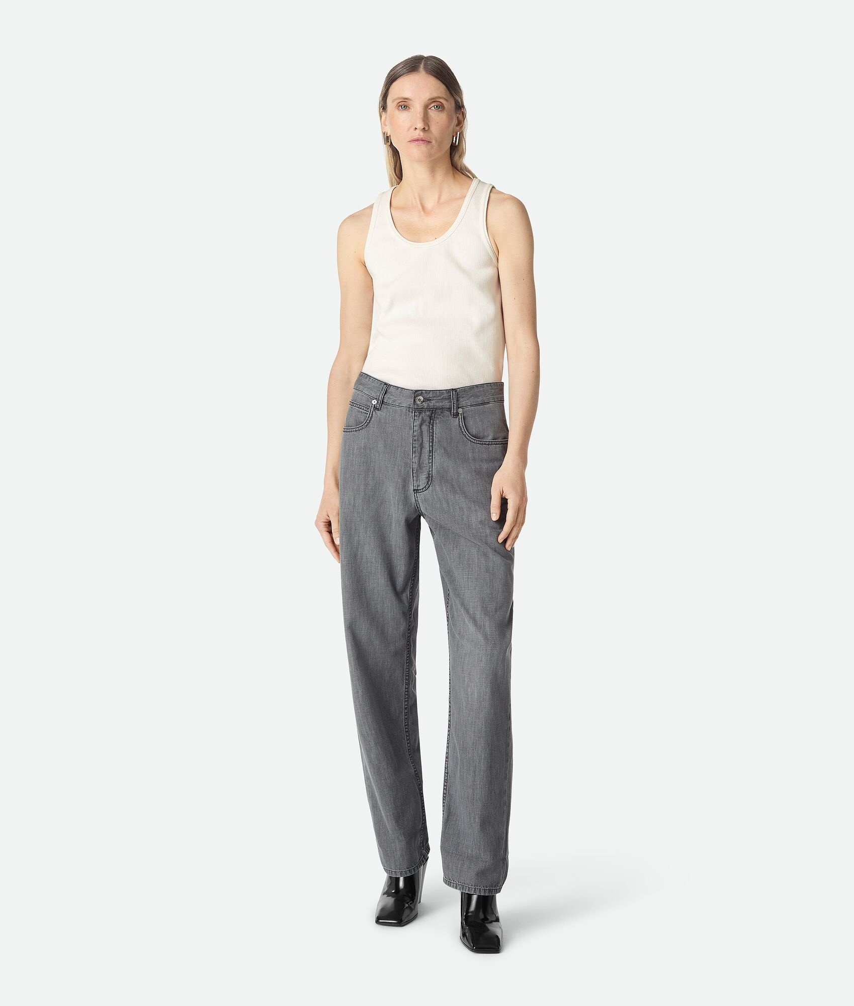 Black Denim Jeans - 1