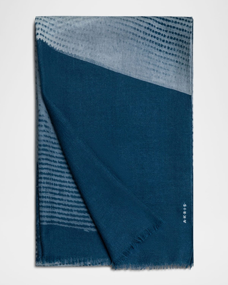 AKRIS Zigzag Cashmere Scarf outlook