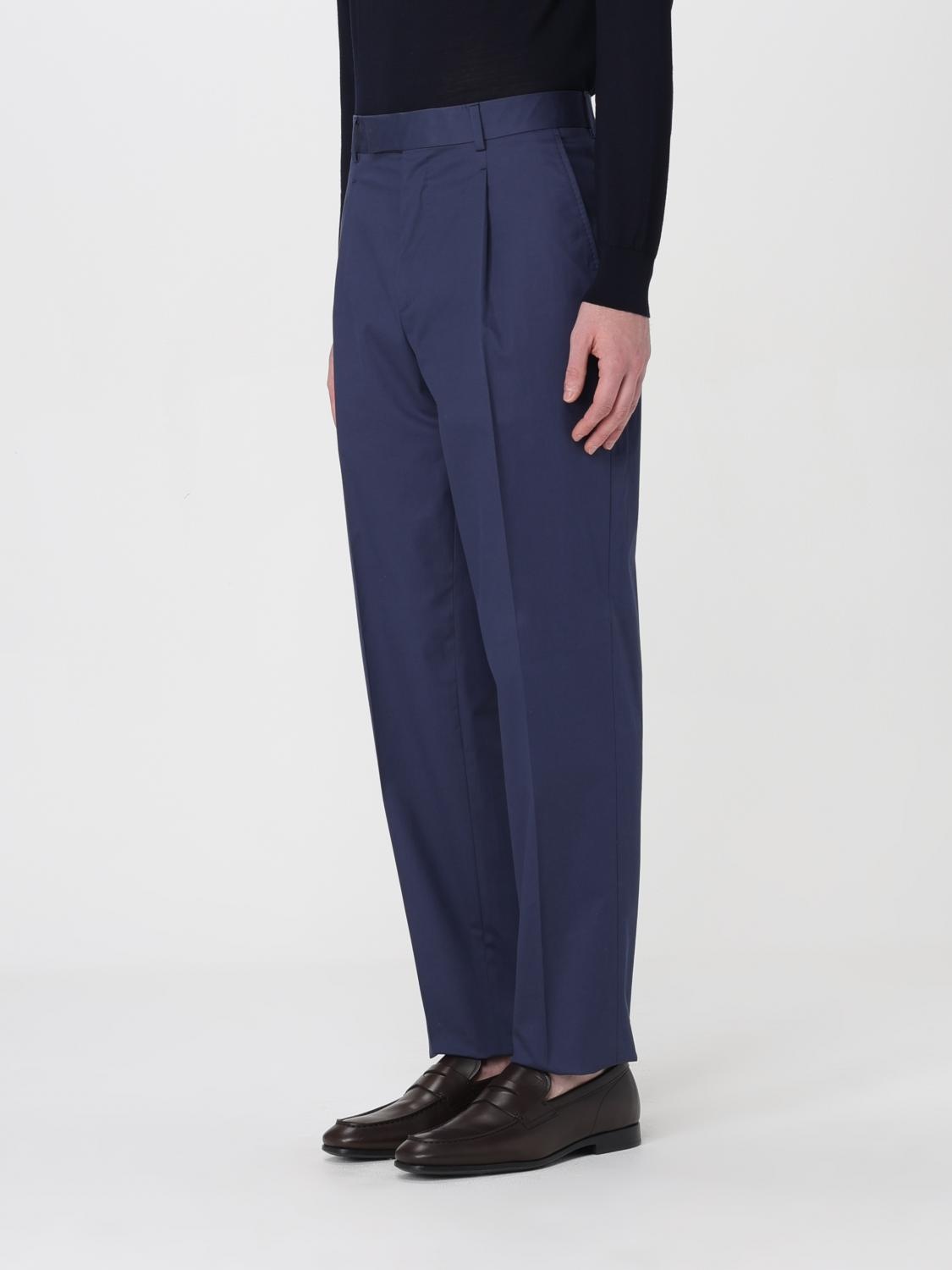Zegna Pants Men Blue - 4