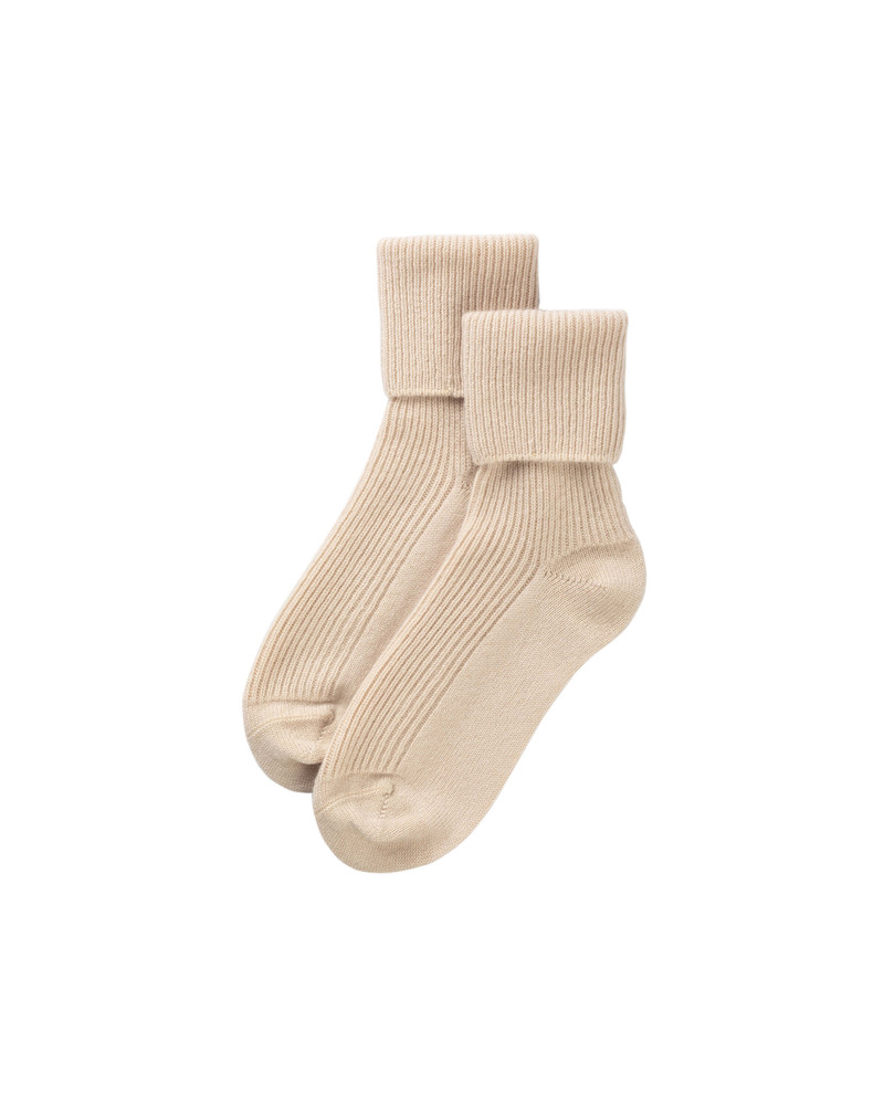 Women's Natural Cashmere Lounge Socks 1