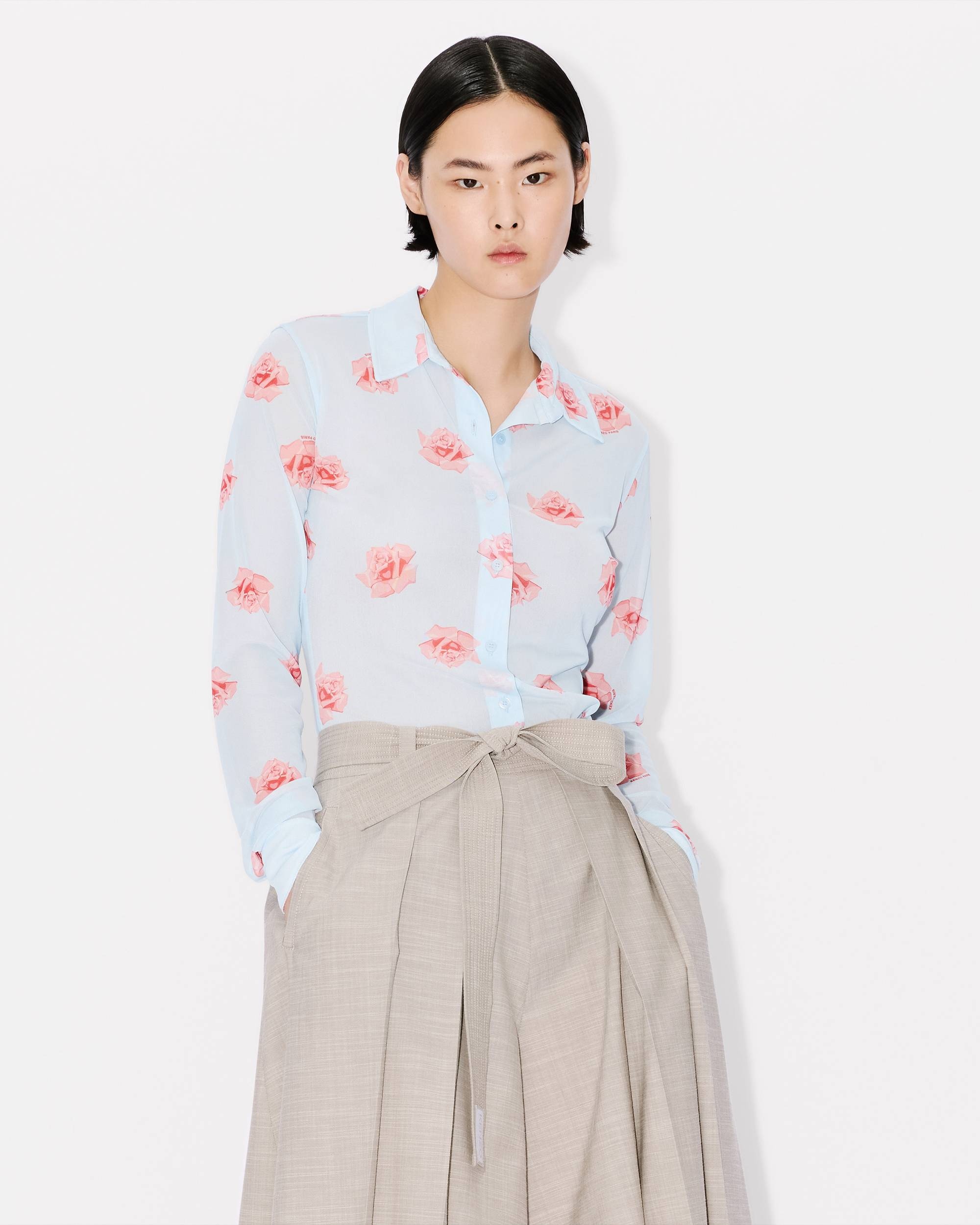 'KENZO Rose' fitted shirt - 1