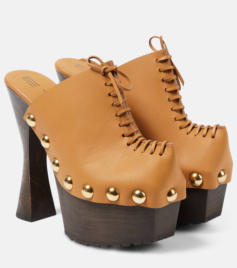 Plateau 90 leather pumps - 1