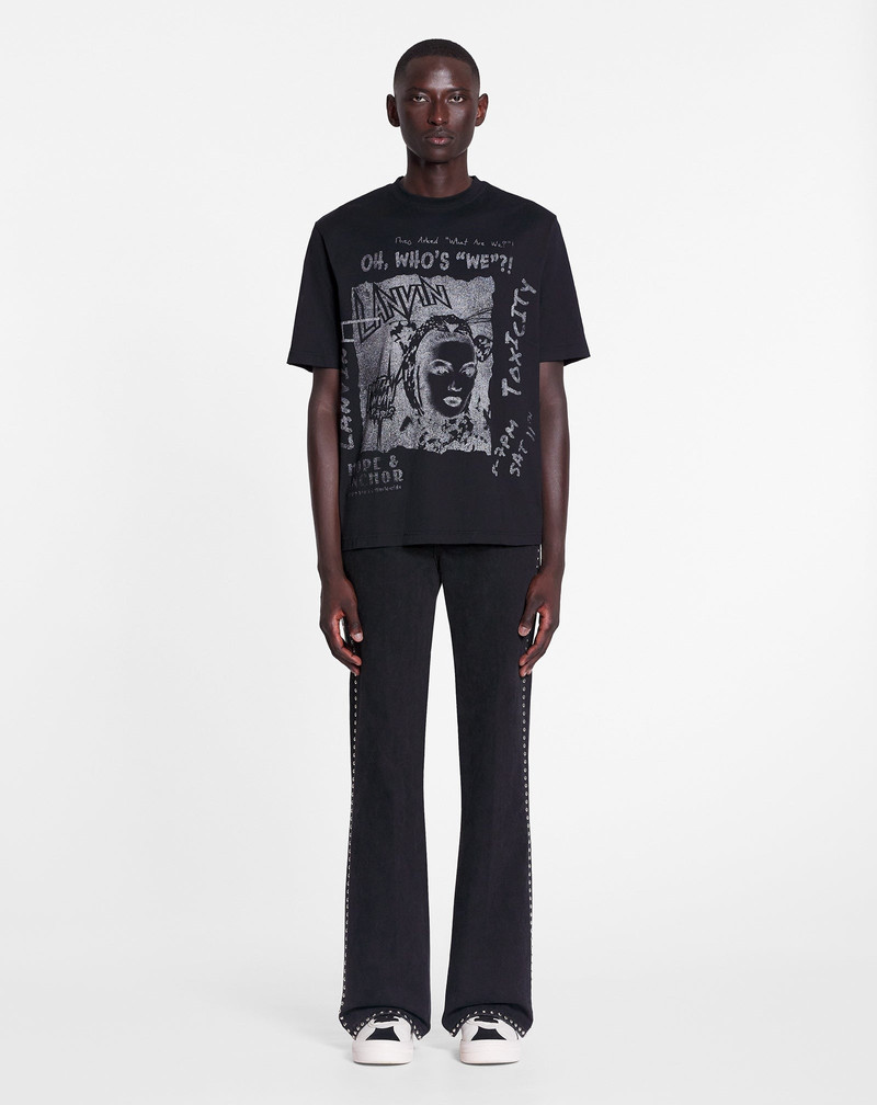 Lanvin LANVIN X FUTURE UNISEX CLASSIC PRINTED T-SHIRT outlook
