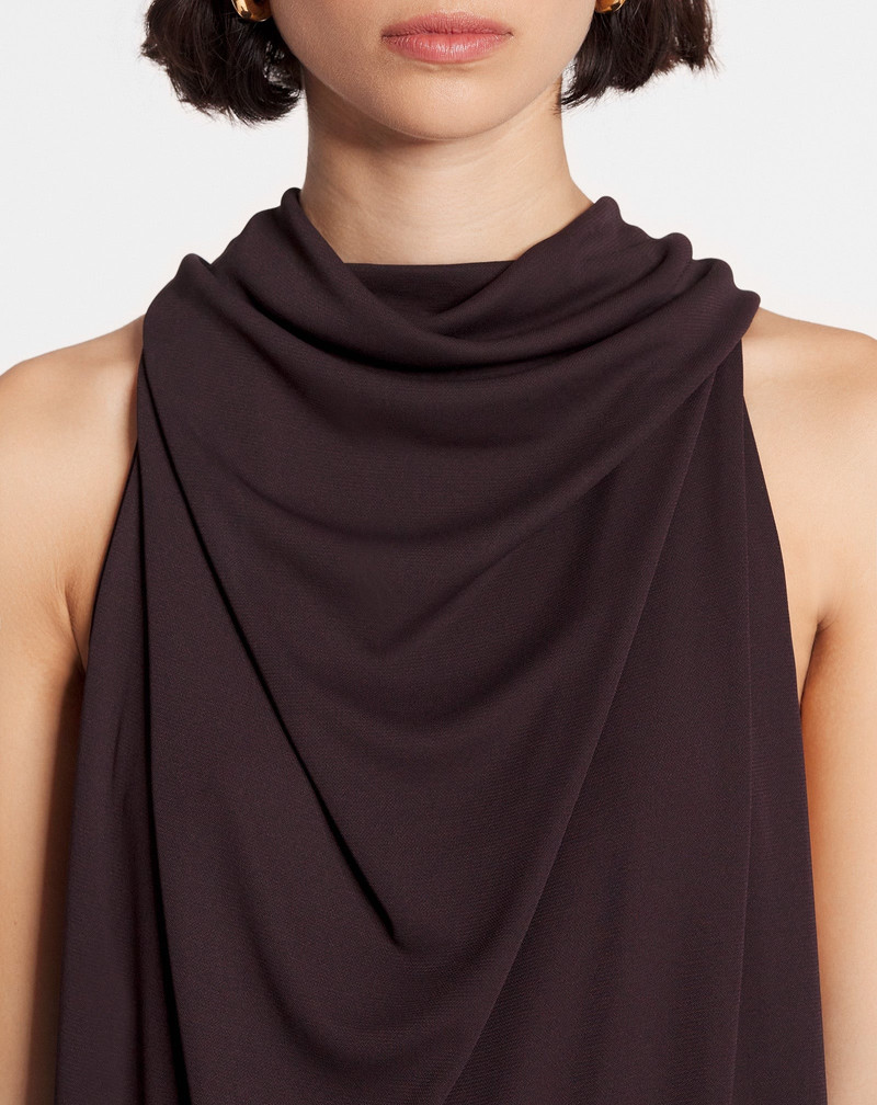 SHORT DRAPED DRESS 5