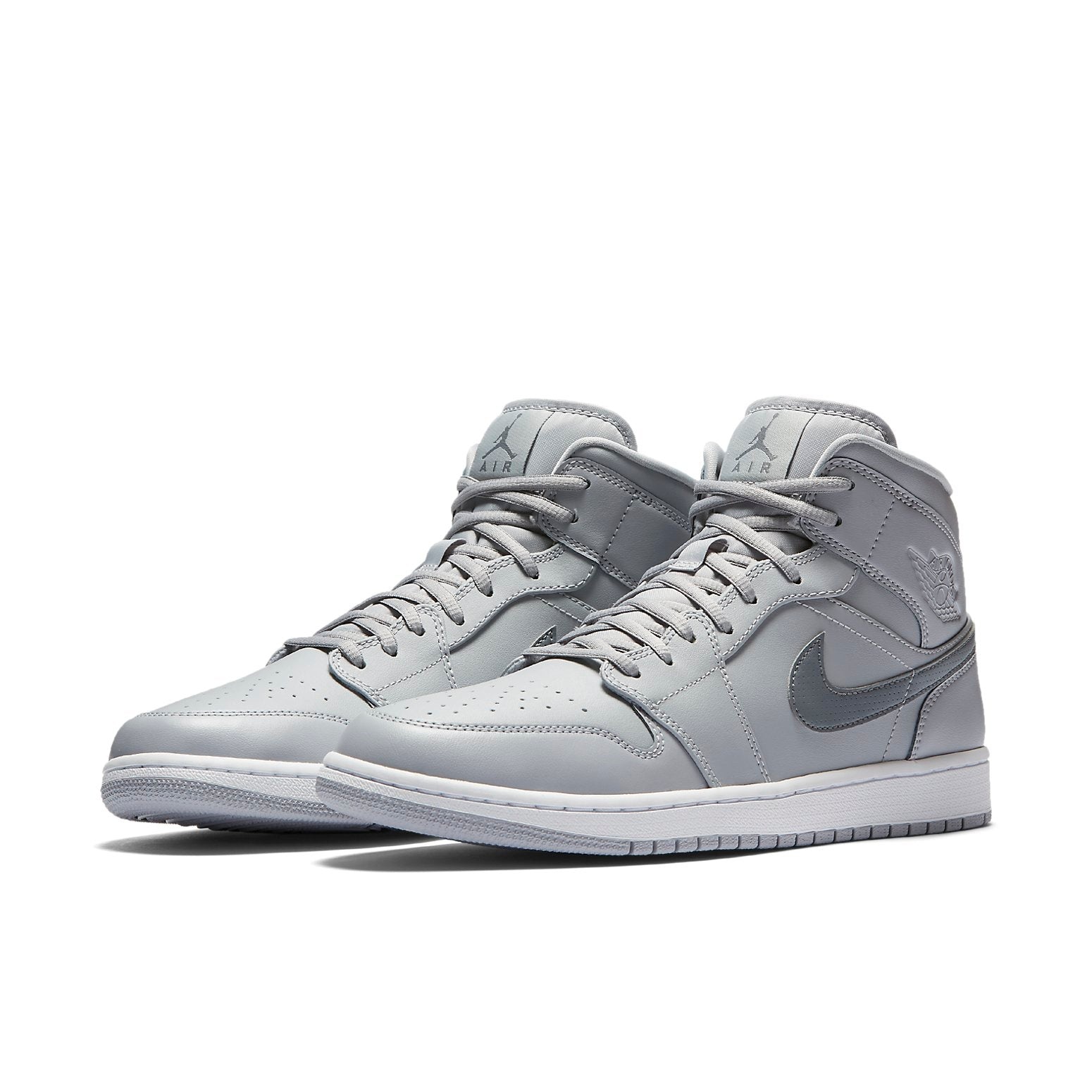 Air Jordan 1 Mid 'Wolf Grey' 554724-033 - 3