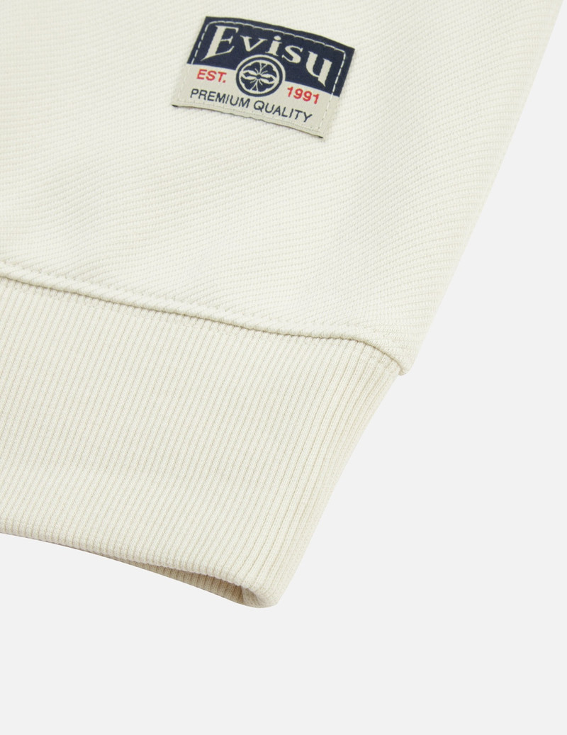 SEAGULL AND KAMON BROCADE APPLIQUÉ RELAX FIT SWEATSHIRT 11