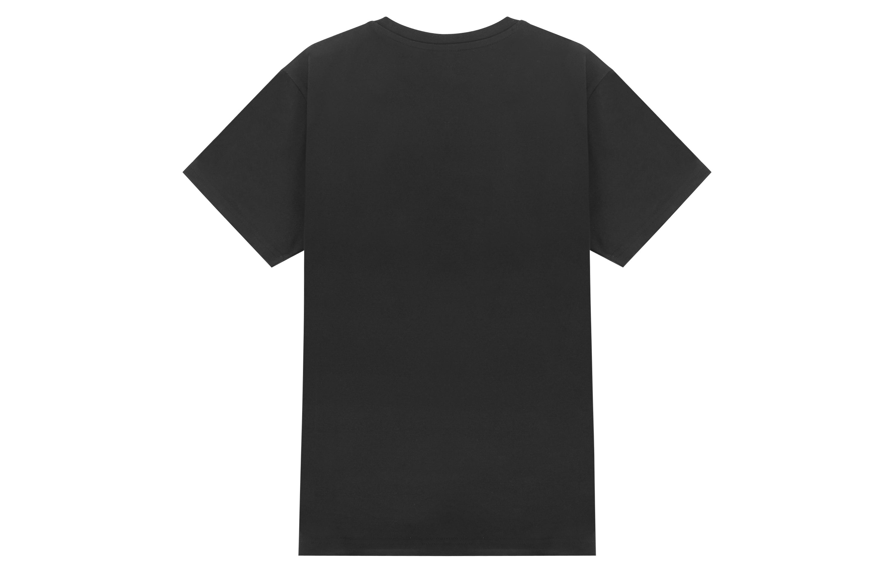 New Balance Logo Embroidered Knit Sports Round Neck Short Sleeve Couple Style Black AMT21548-BK - 2
