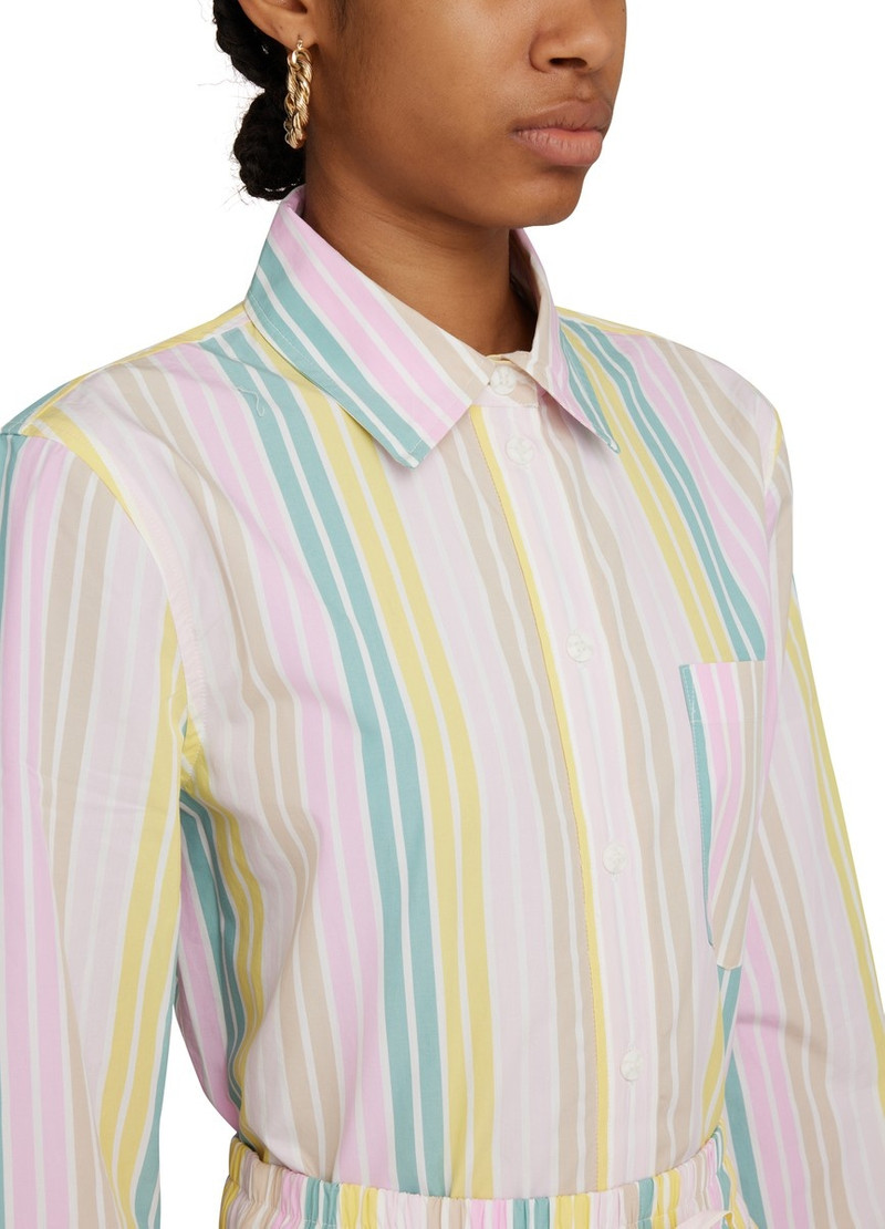 Stripe Cotton Shirt 4