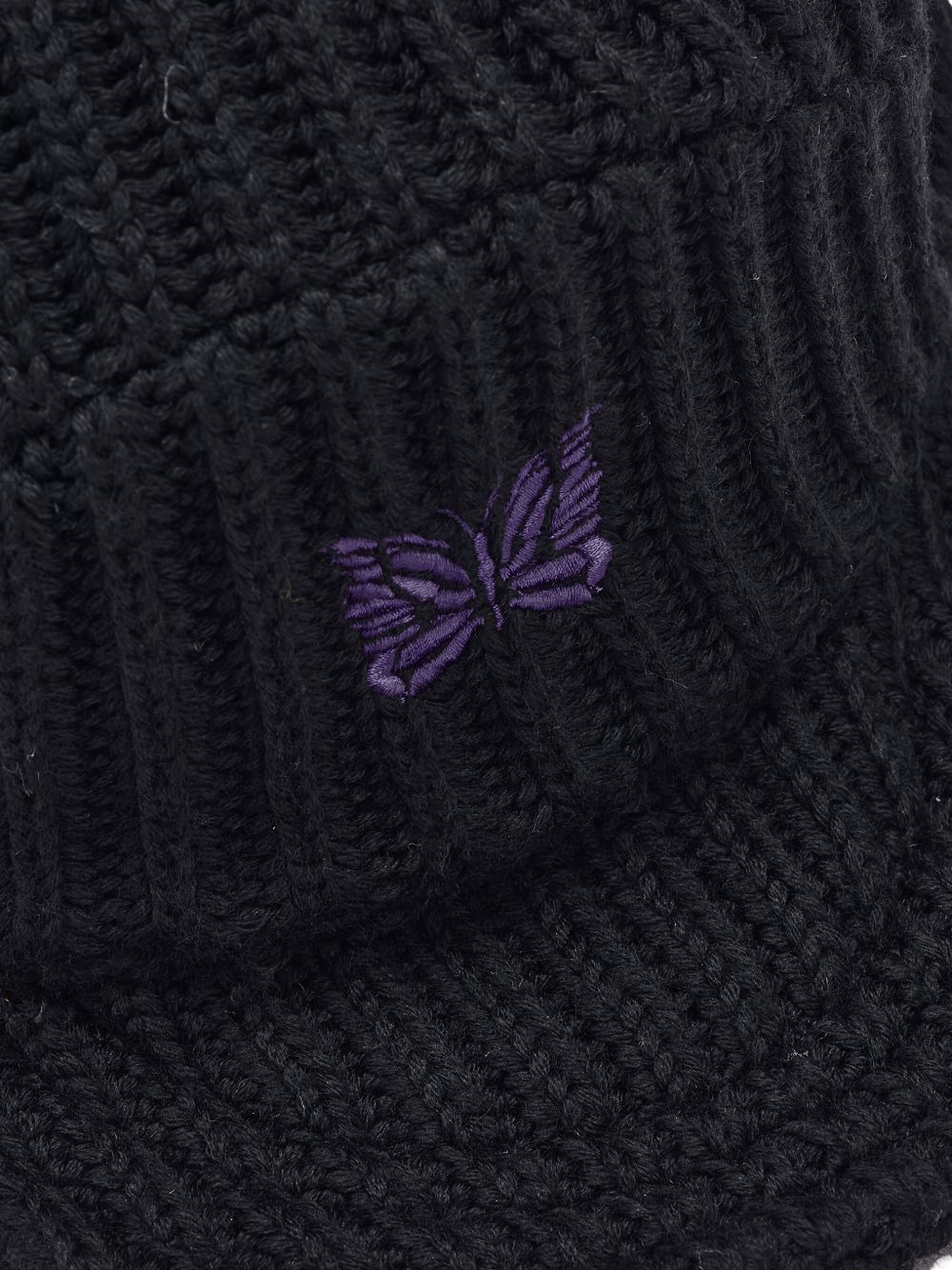 ribbed butterfly beret - 4