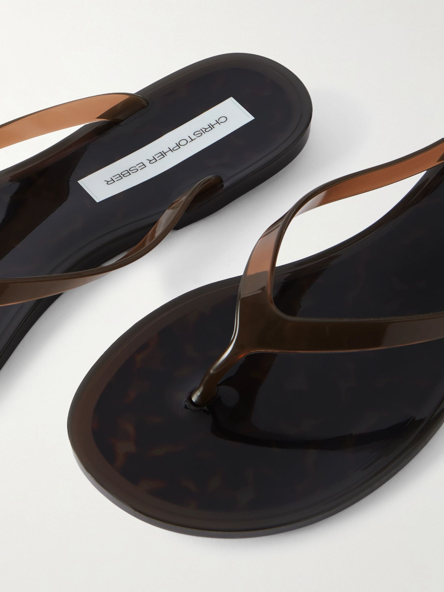 Jo PVC flip flops Tortoiseshell - 4