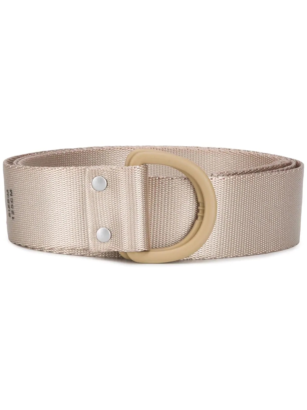 logo-print buckle belt - 1