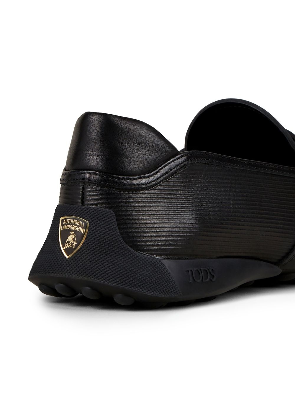 Automobili Lamborghini slip-on leather driving shoes - 5