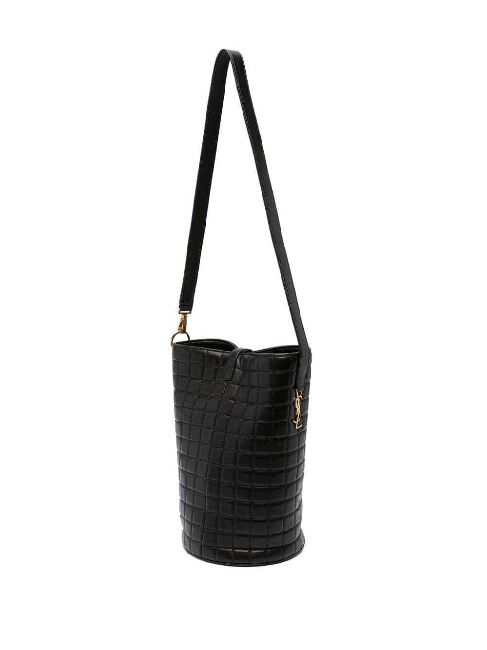 【関税&送料込】Laurent Large Cecile Bucket Bag Saint Laurent Large Cecile Bucket Bag in Noir | FWRD