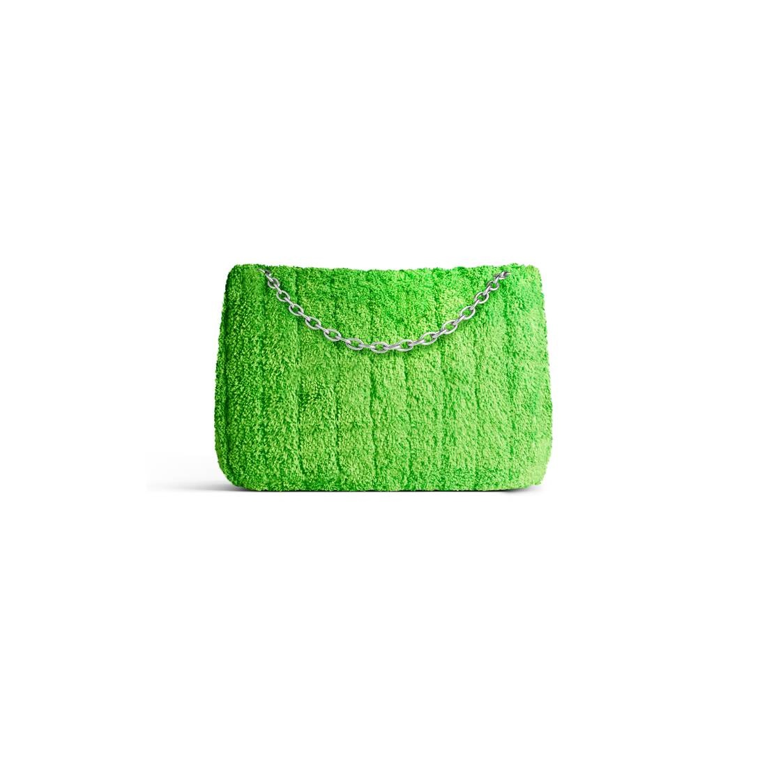 Women's Monaco Mini Bag Quilted Towel Fabric  in Green - 6