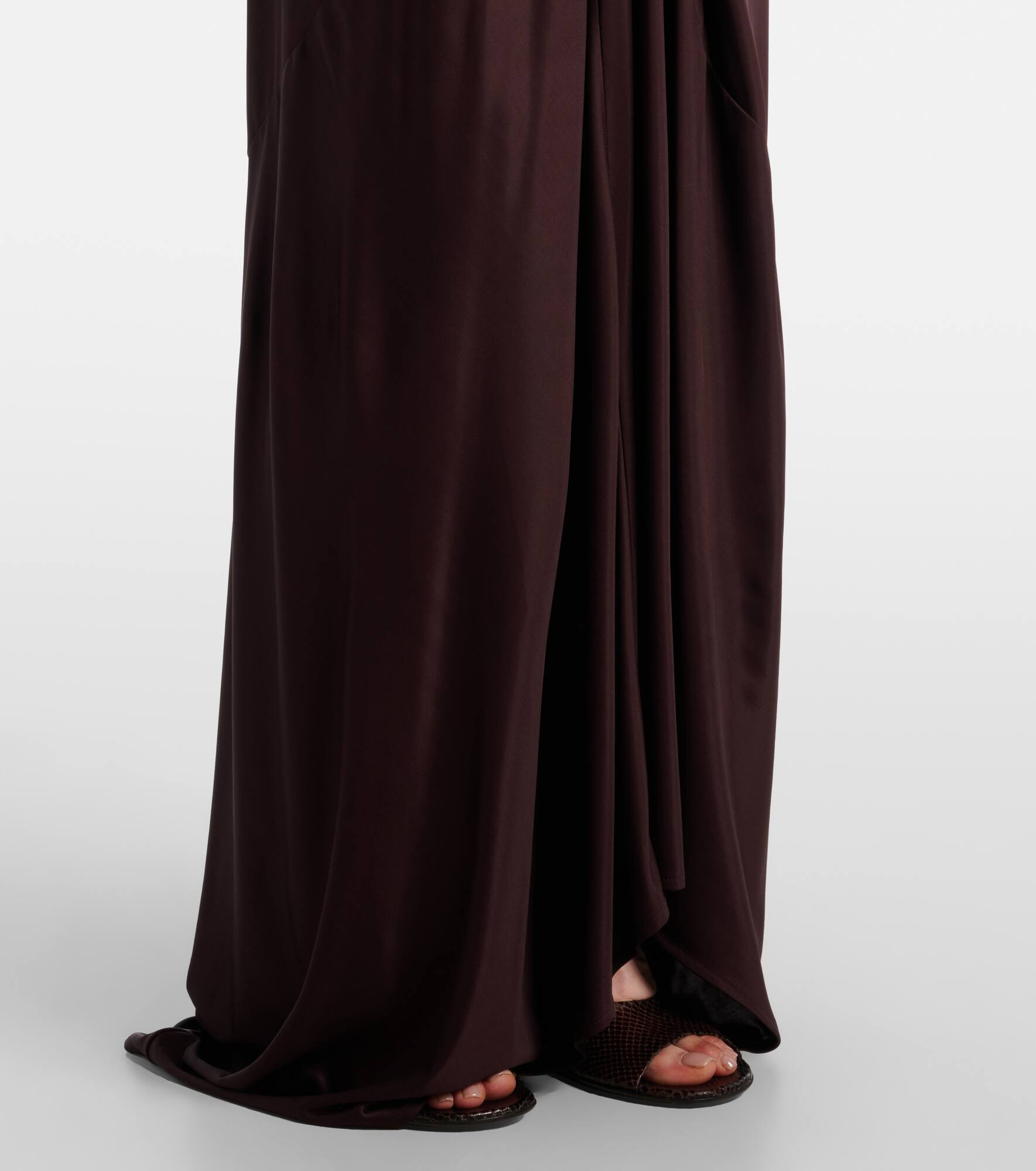 Draped maxi skirt - 5