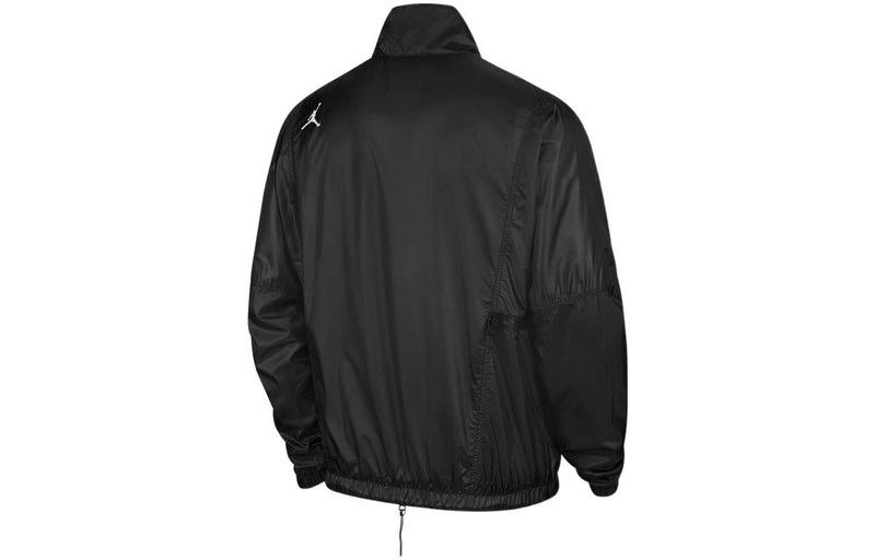 Jordan Air Jordan Solid Color Zipper Jacket Black DM1864-010 outlook