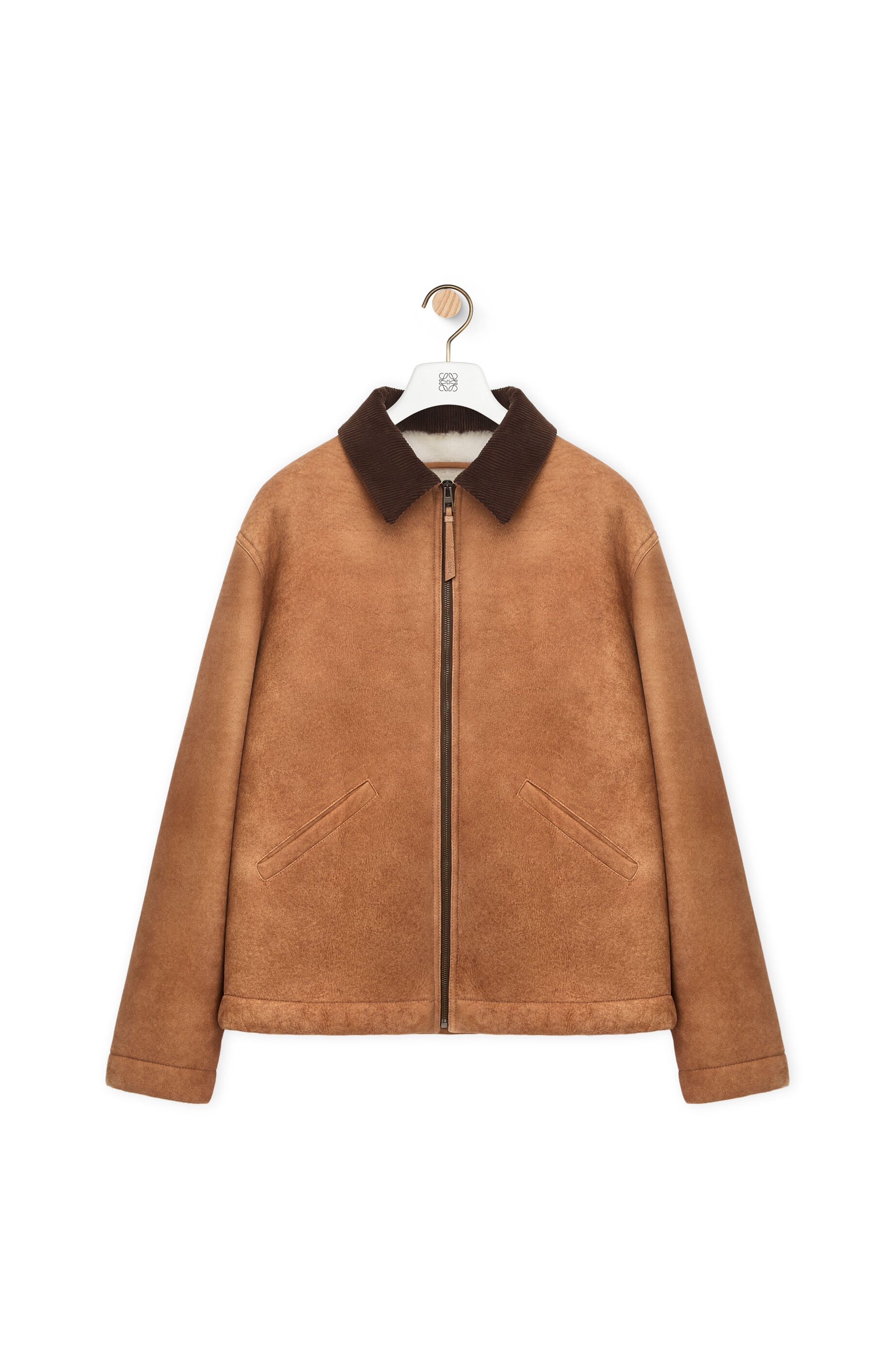 Workwear jacket in shearling - 1