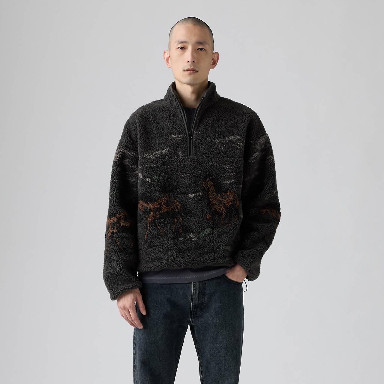 IDYLLWILD SHERPA POPOVER JACKET - 2