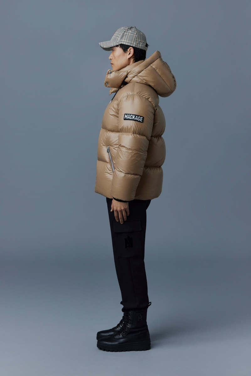 KENT-Z lustrous down jacket with hood 3