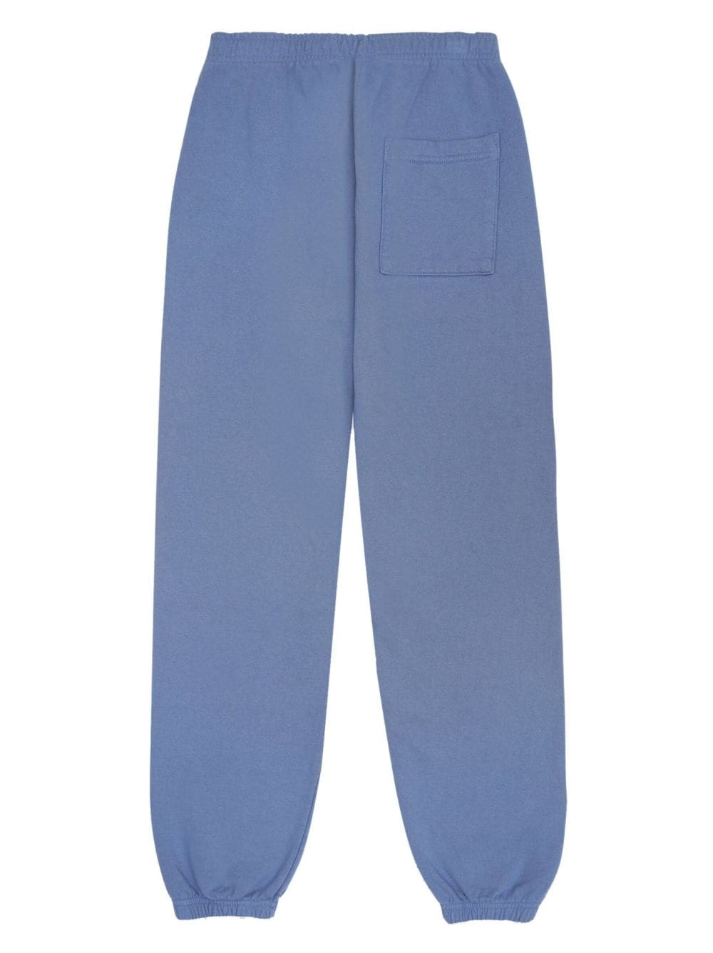 slogan-print cotton track pants - 2