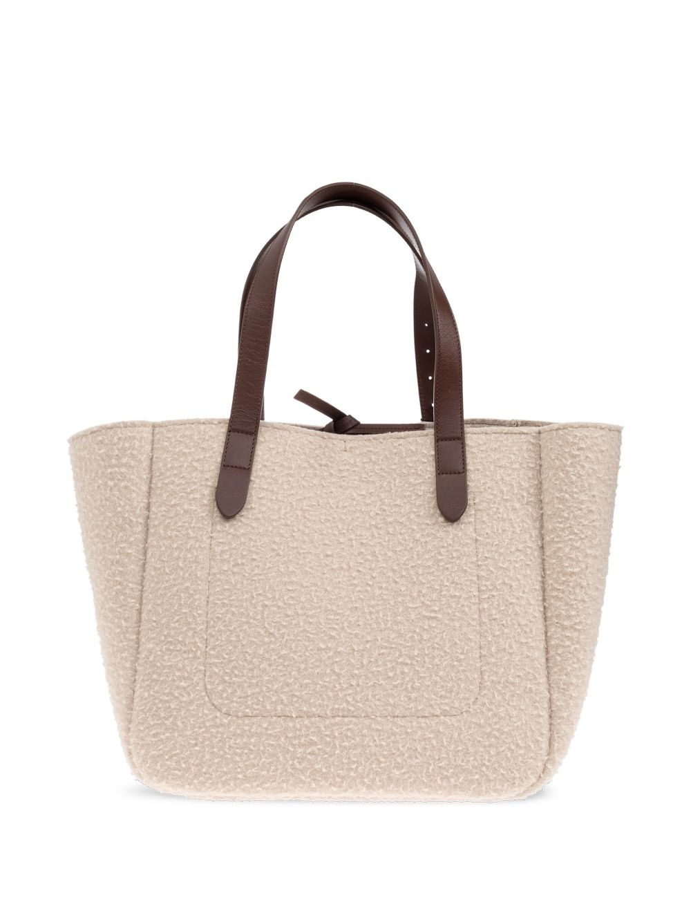 logo-embroidered tote bag - 3