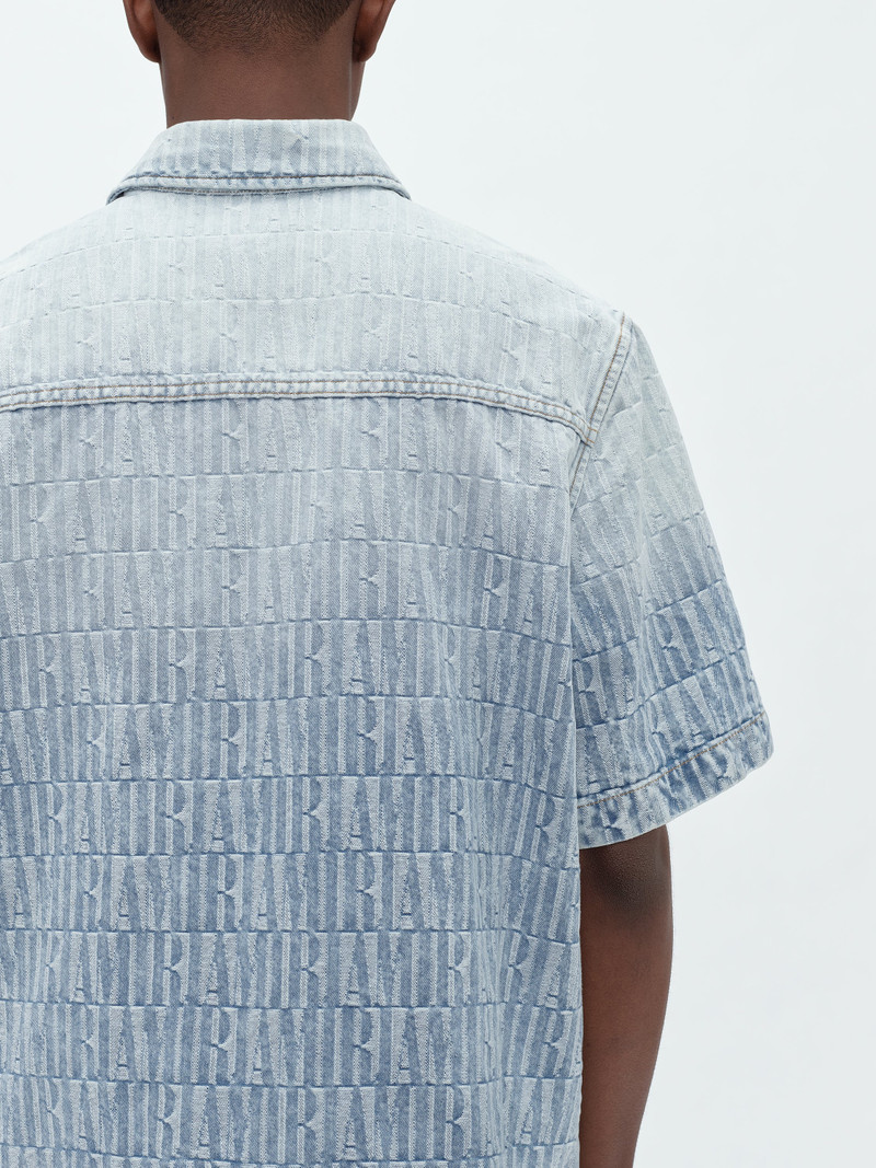 AMIRI JACQUARD SNAP UP SHORT SLEEVE 6