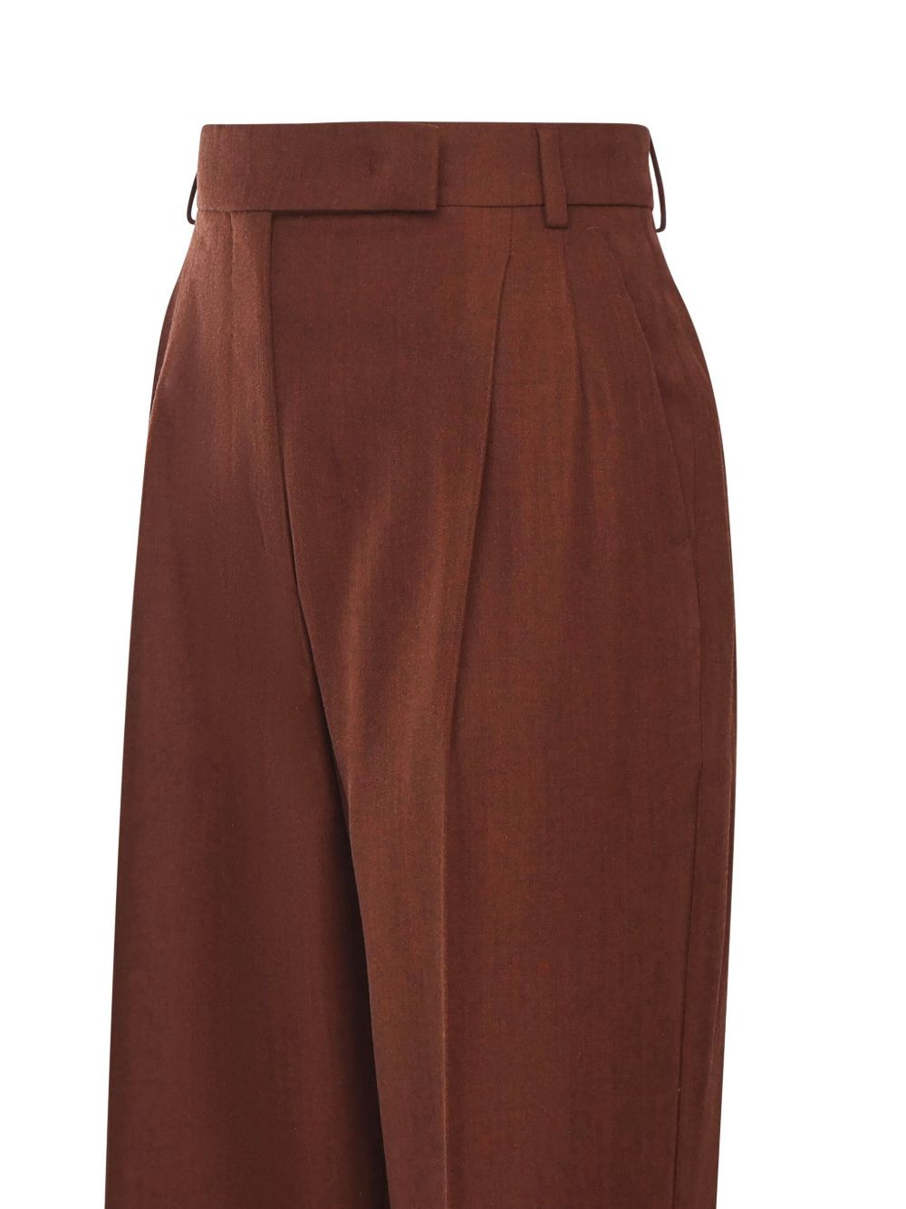 pleated wool trousers - 3