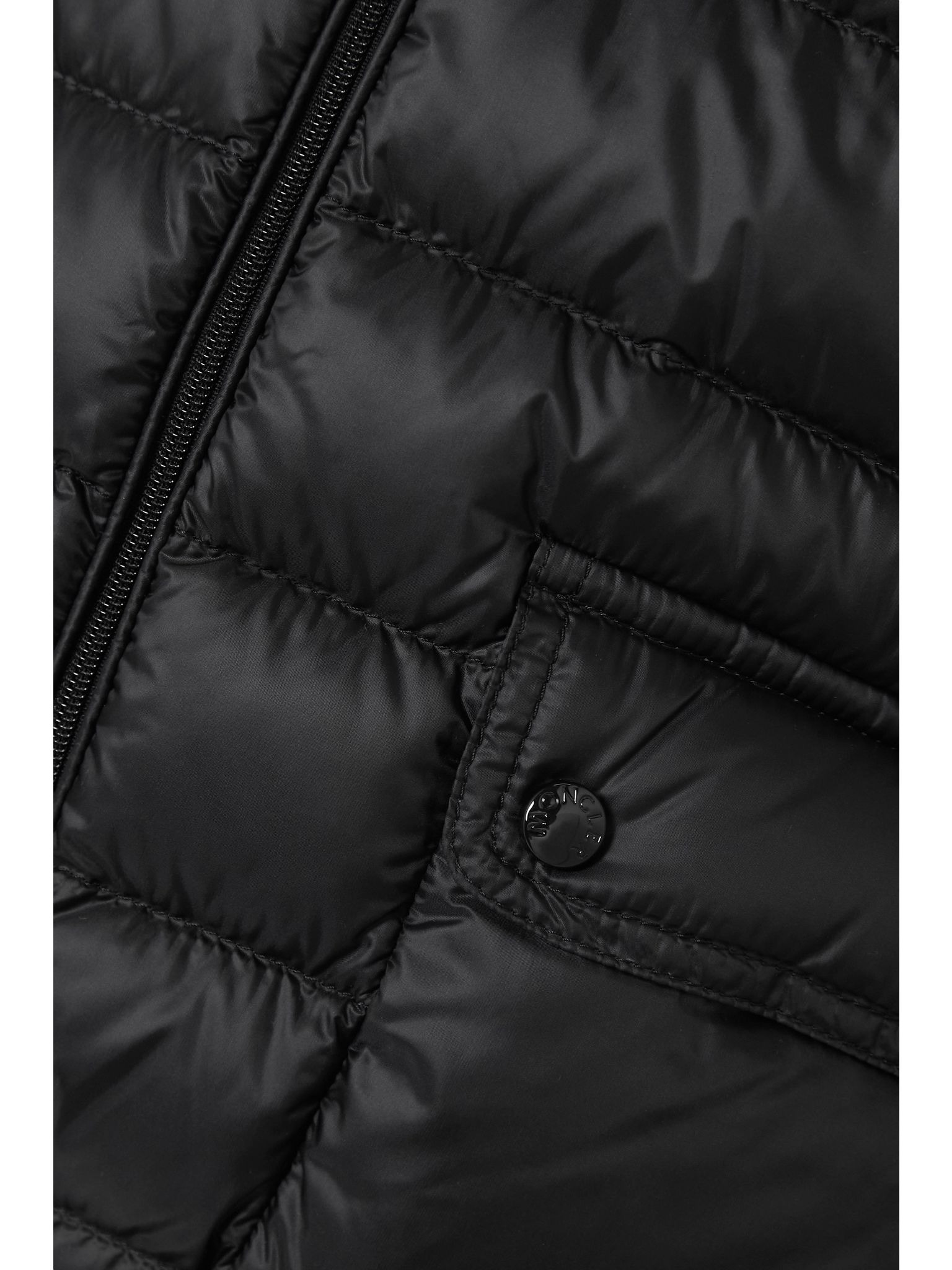 Lans quilted padded shell down jacket Black - 5