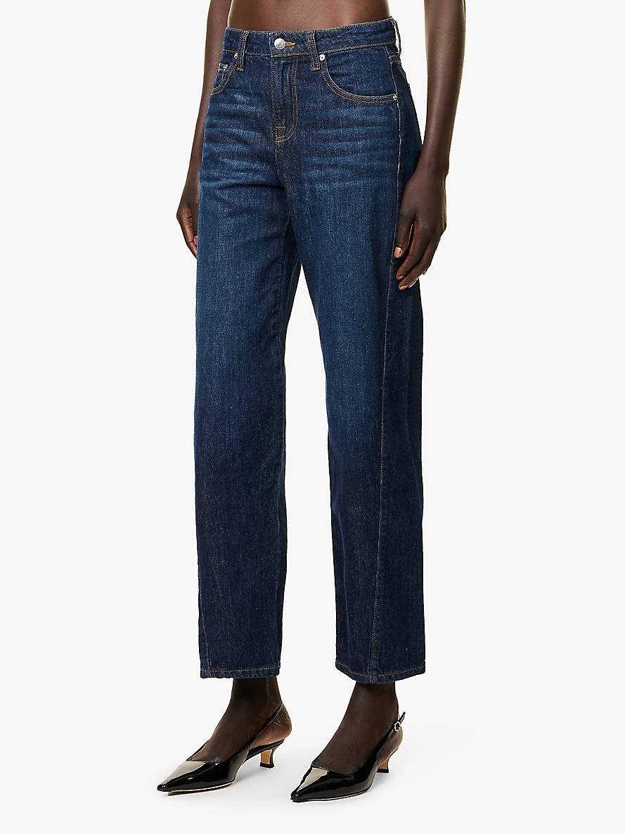 Sawyer tapered-leg high-rise jeans - 6