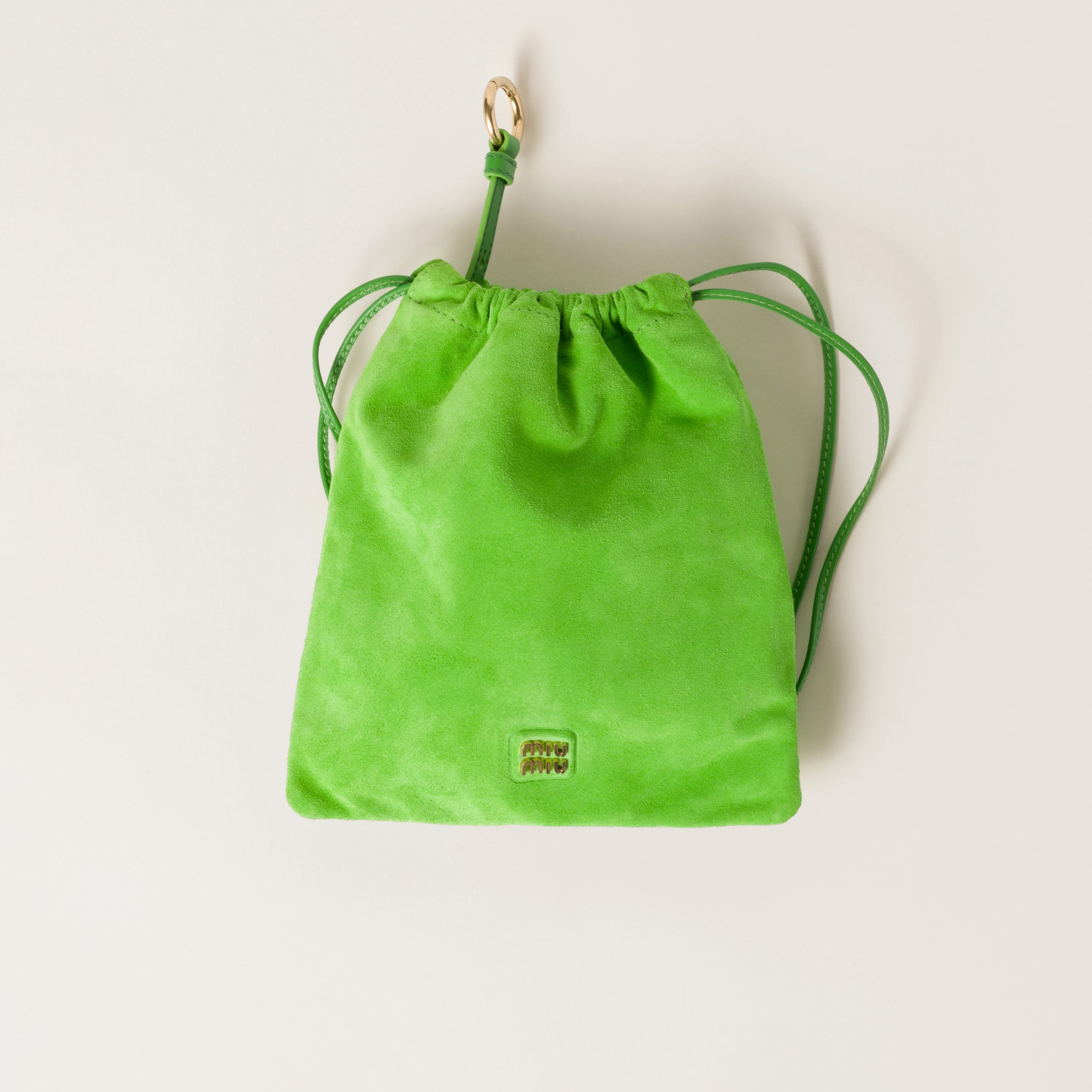 Miu miu drawstring pouch deals