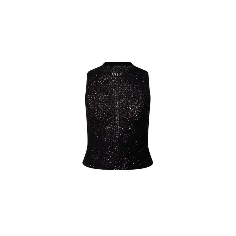 Sequin Knit Tank Top 1
