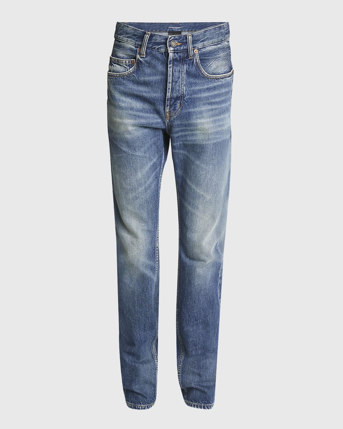 Men's Slim-Fit Faded Jeans - 1