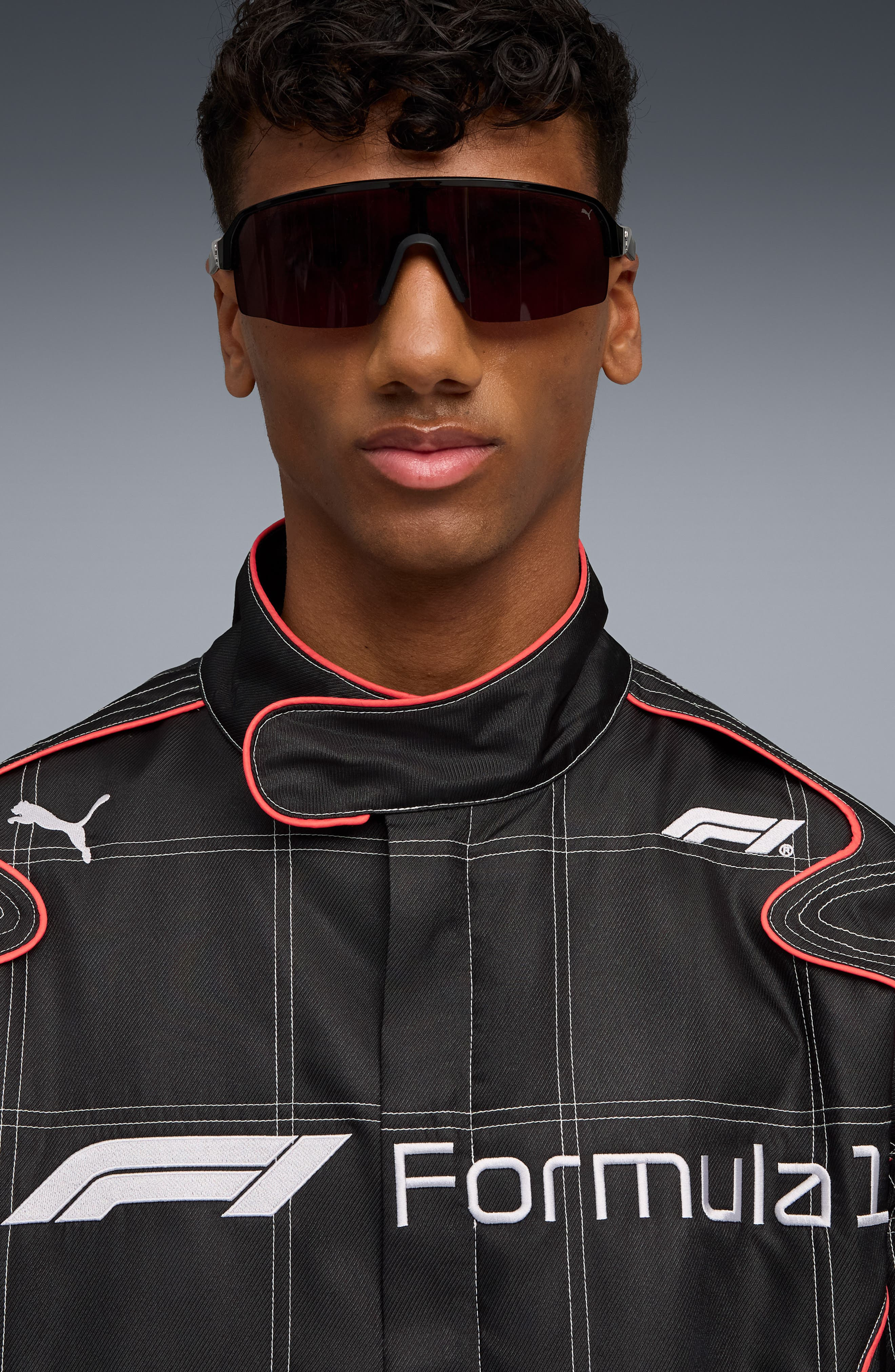 PUMA F1 Lifestyle Racing Jacket in Puma Black at Nordstrom - 4
