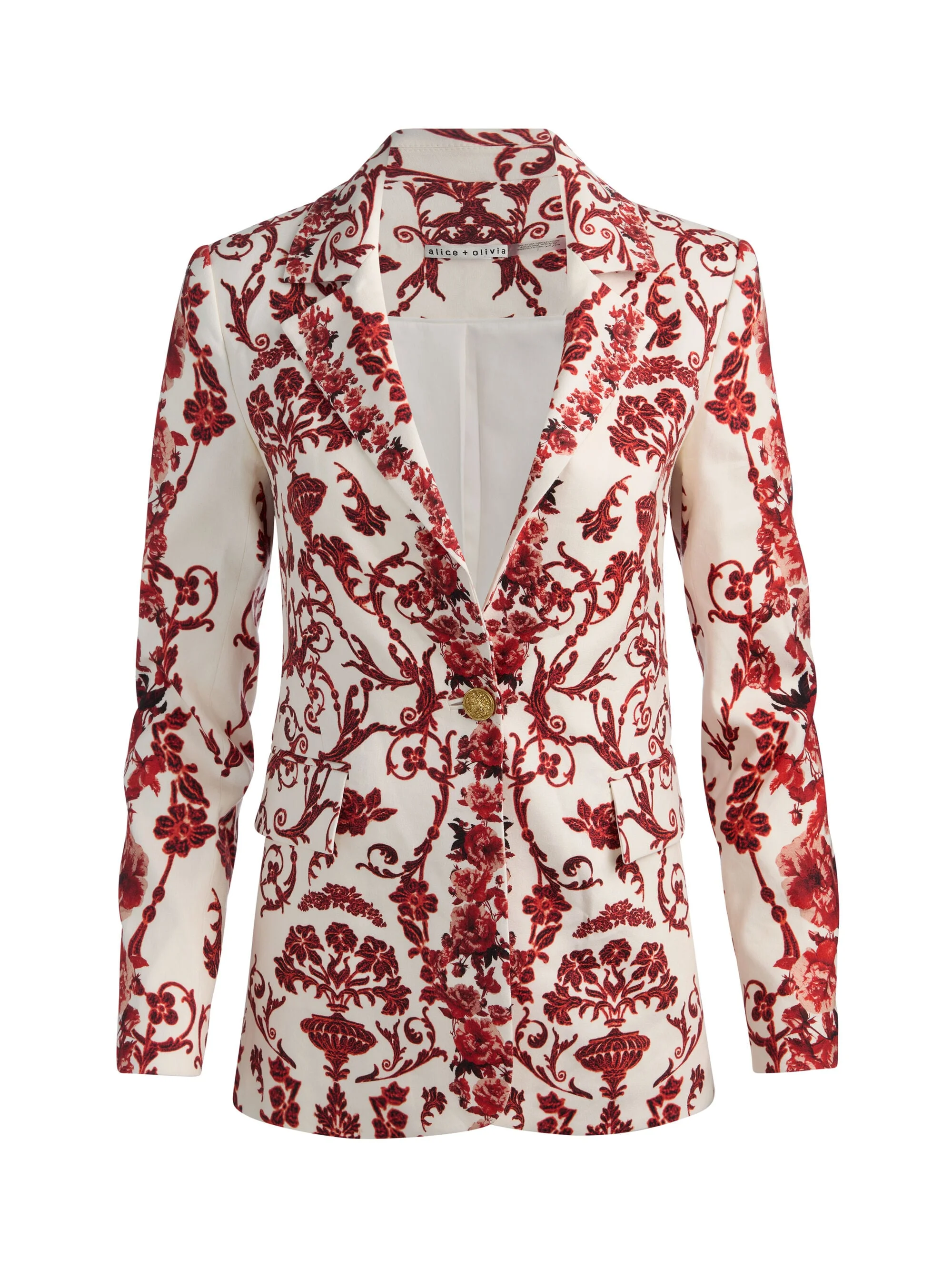 MACEY LINEN FITTED BLAZER - 1