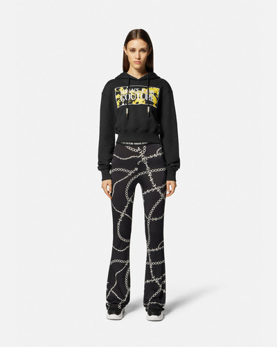 VERSACE JEANS COUTURE Chain Couture Crop Hoodie outlook