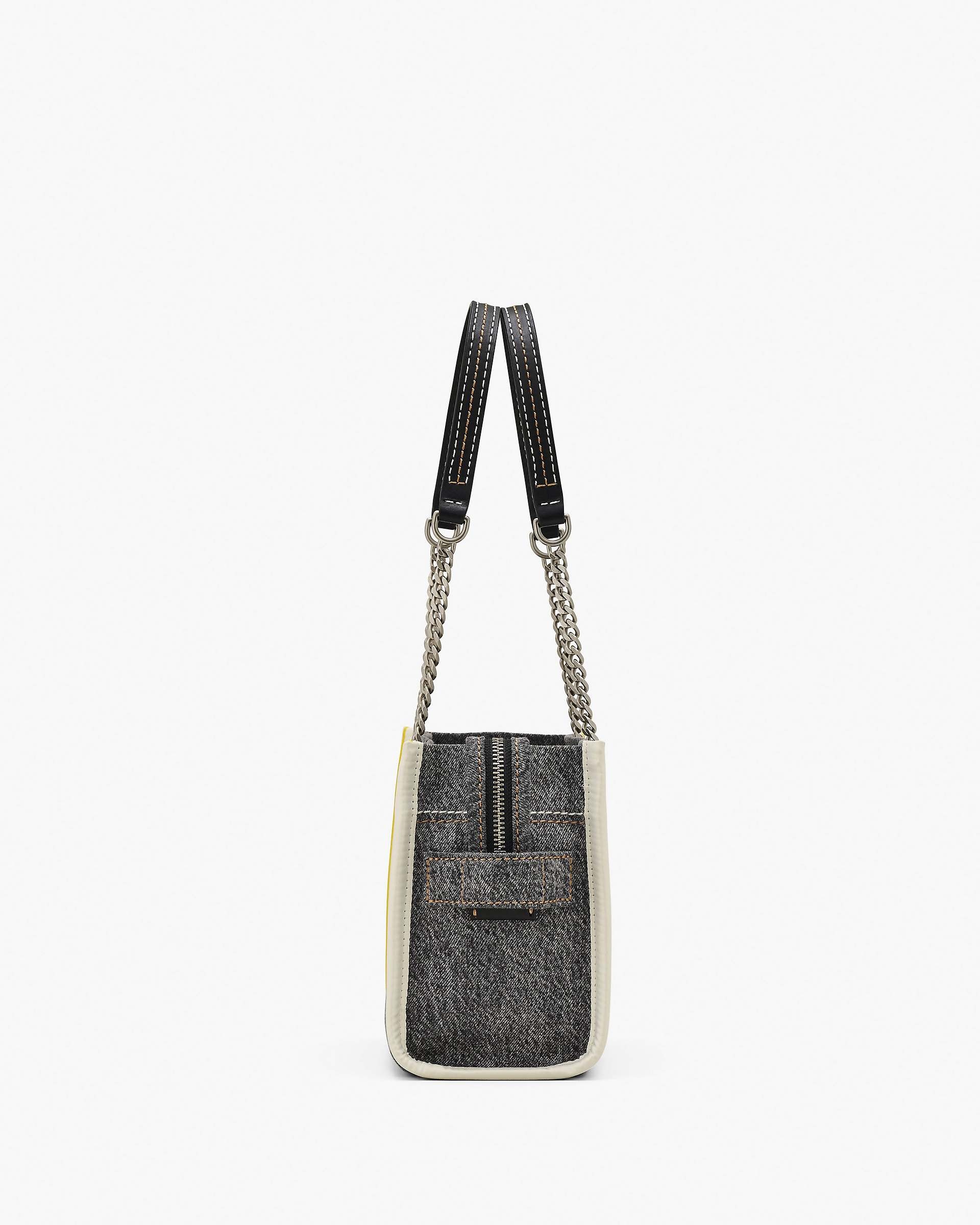 THE DENIM CHAIN SMALL TOTE BAG - 6
