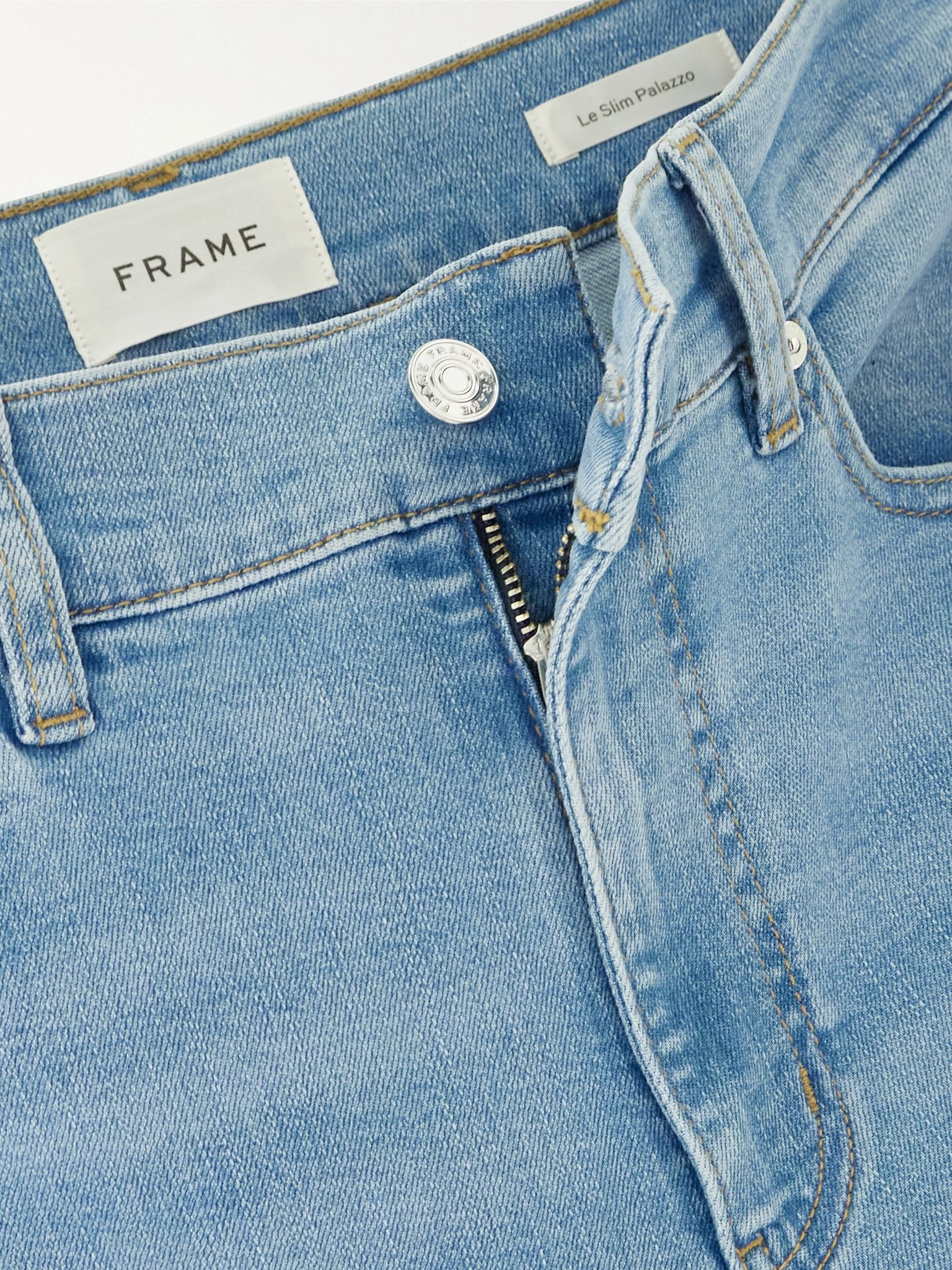 Le Slim Palazzo mid-rise straight-leg jeans Mid denim - 5