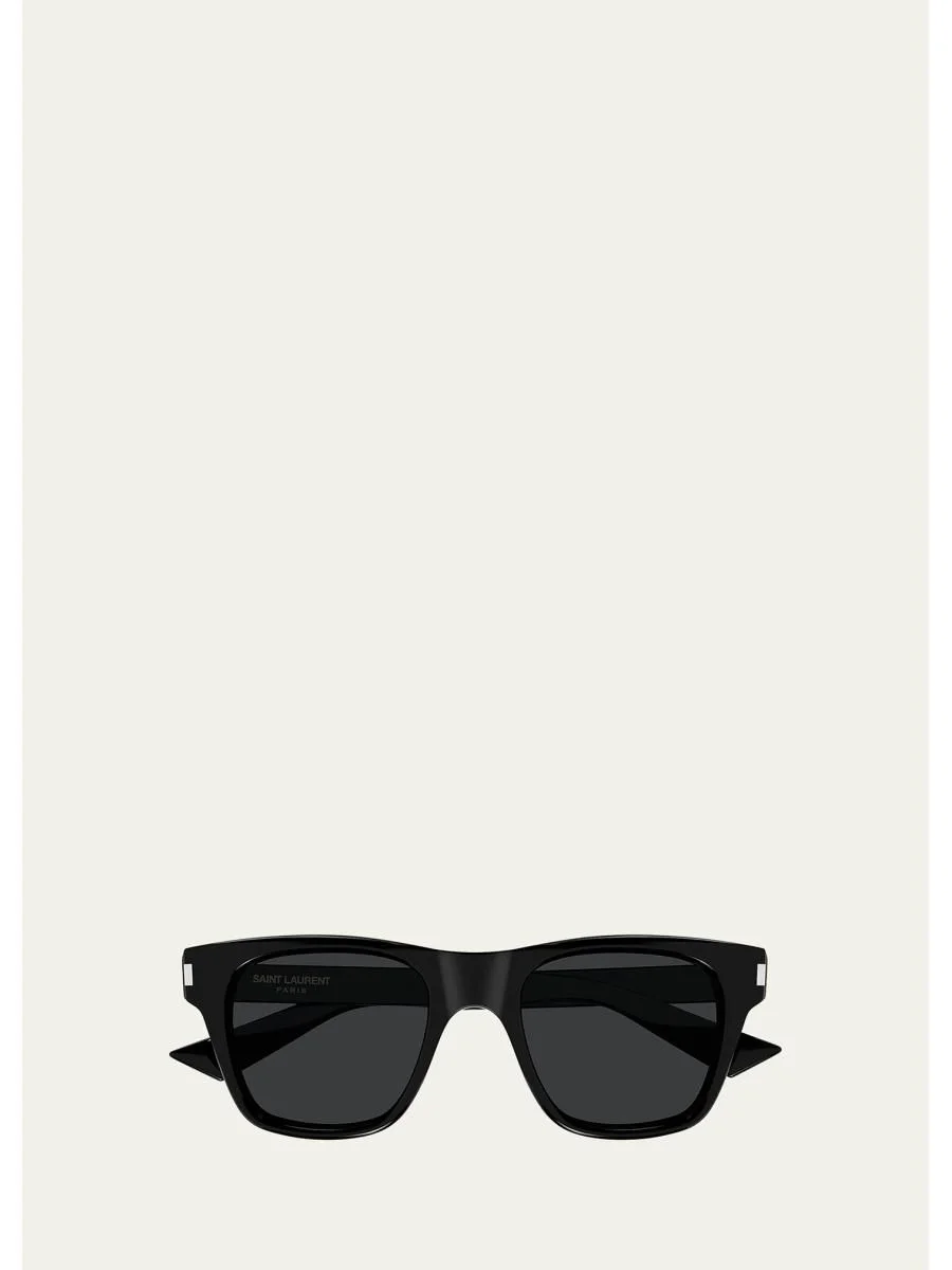 Men's Square Acetate Sunglasses - 1