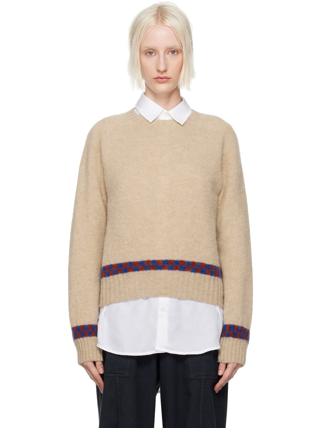 Off-White Jets Check Sweater - 1